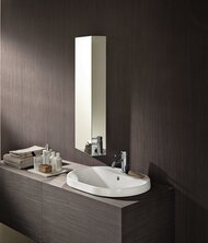Раковина Geberit VariForm (600х450) встраиваемая, с отв. под смеситель, с переливом 500.732.01.2