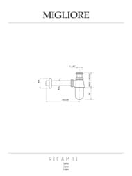    Migliore RICAMBI  1"1/4,  ML.RIC-10.102.BR