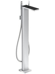 Смеситель Axor MyEdition 47440600 для ванны однорычажный, напольный, хром/черн. стекло — миниатюра 1