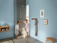 Душевая система Hansgrohe Croma E 280 Showerpipe 27630000  с термостатом, для душа, хром
