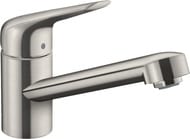 Смеситель Hansgrohe Focus M42 для кухни 100 мм поворотный излив сталь 71808800