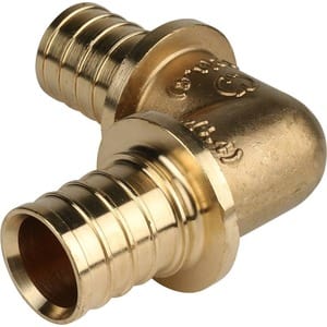 Угол STOUT 16х16мм, 90°, для сшитого полиэтилена, латунь, арт.SFA-0007-000016