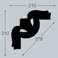 ������������ ������� Bello Deco ���� PU �15�2 (210�210) �����, 00-00105122 (��.)