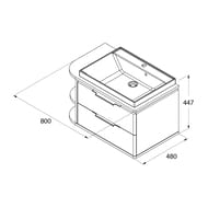    IDDIS Calipso 80 (800479500)., ,./. CAL80W0i95