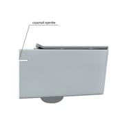 Унитаз подвесной Berges FLOE 550х360х335 безободковый, сиденье Floe Slim SO, микролифт, белый 082121