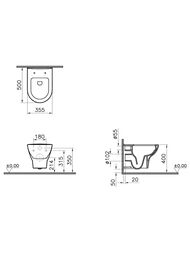 Комплект: Инсталляция Vitra+ Унитаз Zentrum+ сиденье с микролифтом + клавиша смыва 9012B003-7206