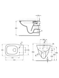 ������ ���������  Roca Debba ��������� 540, Rimless 34699L00Y