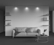 ���������� ���������� Maytoni Calipso (�������) C106CL-GX53-W, 12��, IP20, GX53, �����