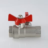 Кран дренажный 1/2"В-1/2"В. VALTEC BASE шаровой с обратным клапаном, VT.248.N.04