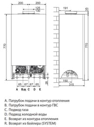 ������������� ���� ARISTON CARES X 15 CF NG (770�400�315) 15 ���, �������� ������ ��������