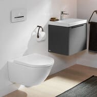 Унитаз подвесной Villeroy & Boch Subway 3.0 4670 TS R1 370х560х360 TwistFlush сид.микр, CeramicPlus