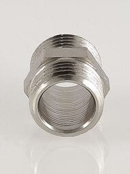 Ниппель VALTEC  1/2" латунь никелированная VTr.582.N.0004