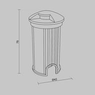 ������������ ���������� Maytoni Flash (����) O044DL-L1S3K, 3000K 1�� IP 67, �������