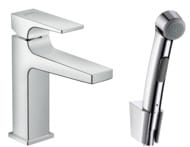 Смеситель Hansgrohe Metropol 32522000 для биде с гигиеническим душем, хром