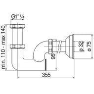 ����� NOBILI ��� �����������, ��� �������, G1 1/4" � 32, ���� AV00107/1CR