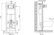 Инсталляция Jacob Delafon E33131RU + унитаз Modern Life, сиденье тонкое микролифт E21774RU-00