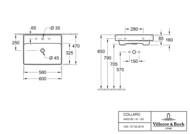�������� Villeroy & Boch Collaro (600�470) ���, �������, ceramic+, ����� 4A3360R1