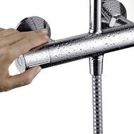 Душевая система Hansgrohe Vernis Blend 26276000 1jet термостат, верхний и ручной душ, хром