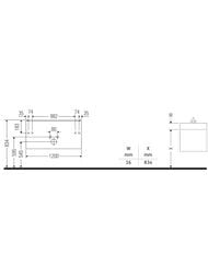    Duravit XBase 1200552475 , 2 ,   XB612301818