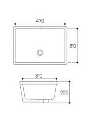 �������� ��������� Aqueduto Sotto 530�375�220 �������������, � ���������, ����� ��������� SOT0210