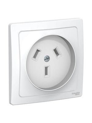 Розетка Systeme Electric BLANCA скрытой установки силовая 2р+n, 32а, 250в, белый BLNSR003231