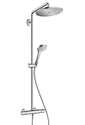 Душевая система Hansgrohe Croma Select 280 Air 1jet Showerpipe с термостатом для душа, хром 2679400