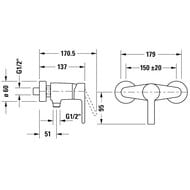  Duravit B.2    ,  B24230000010