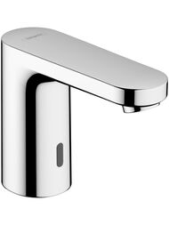 Смеситель для раковины Hansgrohe Vernis Blend 71501000 электронный, питание от сети 230В, хром — миниатюра 1