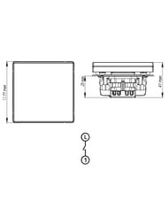 ����������� Systeme Electric ARTGALLERY 1-���������, ��. 1, 10��, �������, GAL001411