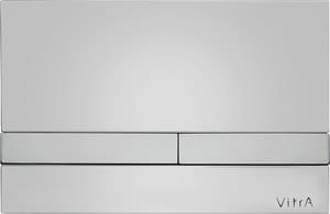 Клавиша смыва двойная VITRA Select пластик, глянцевый хром 740-1121