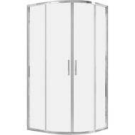 Душевой уголок RAVAK BLIX SLIM BLSCP4-80 (800х800х1950) раздвиж.двери, полукруг, блест.+Transparent