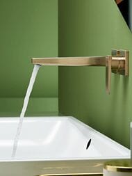Смеситель Hansgrohe Metropol 32526140 для умывальника, однорычажный, внешняя часть, шлиф бронза — изображение 2