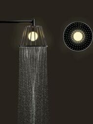 Верхний душ Axor LampShower Nendo 26031000 275мм настенный, 1jet, поворотный с держателем — изображение 4