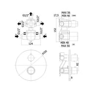 ��������� ������������ Paffoni Light LIQ019HG ���������, ������� ������