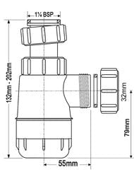   McAlpine (1 1/4"32)   MRW2-NW
