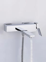 Смеситель для ванны с поворотным изливом-переключателем , GAPPO хром, G3218 — изображение 5
