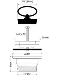   McAlpine (.  D-60)  ,  1 1/4" MRWW1