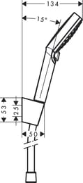 ������� ����� Hansgrohe Crometta Vario (������ ���, ���������, ����� 125��) ����/����� 26691400