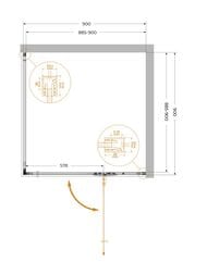 ������� ������ CEZARES LINER (885-900�1950) LINER-A-1-90-C-NERO-R ��������������, ������ �����./����. ����. ���