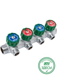 ��������� ������������ FAR 3/4"�� �� 4 ������ 1/2"�, ����.eurokonus, FK 3824 3412