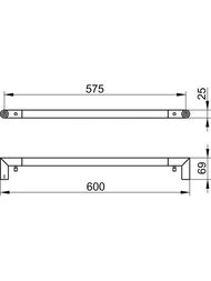  Keuco Reva 600 , ,   ,  12801010600