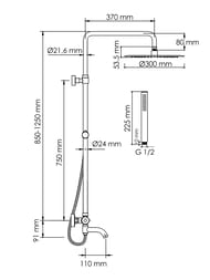 ������� ������� WasserKRAFT A188.116.137.010.CH � ����������� ��� �����/����, ����