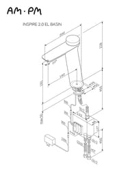��������� AM.PM Inspire 2.0 ��� ����������� F50A92400 TouchReel �����������, ����� 160 ��