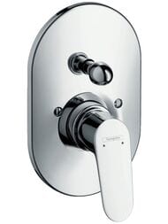 Смеситель Hansgrohe Focus 31947 для ванны/душа, скрытый монтаж, однозахватный, хром — миниатюра 1