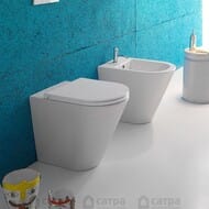 Сиденье для унитаза Globo Forty3 с микролифтом, белое FOR20BI