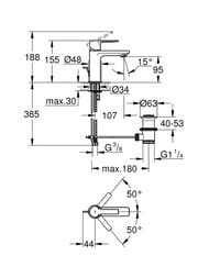 ��������� Grohe Lineare New 32109001 ��� ����������� ������������, XS-Size, ����