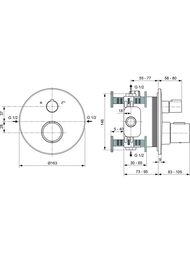   / Ideal Standard CERATHERM T100 A5814XG , ,  