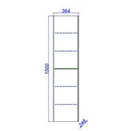 ����� ��������� Aqwella Mobi 365�1500�240 5 �����, ����� ������� MOB0535BS+MOB0735BS