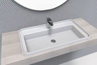 Раковина ArtCeram Fuori Scala 800х450 врезная/накладная, белый глянец TFL035 01; 00