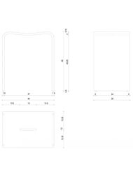 ������� ������� Decor Walther STONE STOOL 400�280�460 ����: ����� 0974750